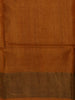 Mustard Yellow Traditional Woven Design Pure Tussar Saree with Animal Motif Border