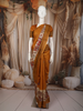 Mustard Yellow Traditional Woven Design Pure Tussar Saree with Animal Motif Border
