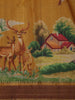 Mustard Yellow Woodland Deer Tapestry Woven Tussar Silk Saree - Diadem