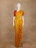 Mustard Yellow Woven Design Pure Kanchipuram Silk Saree