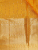 Mustard Yellow Zari Woven Design Pure Kanchipuram Silk Saree