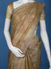 Mustard Green Floral And Sequins Organza Designer Saree - Diadem