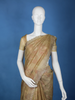 Mustard Green Floral And Sequins Organza Designer Saree - Diadem