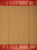 Mustard Orange Floral Designed Semi Tussar Silk Saree - Diadem