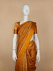 Mustard Yellow Stripes Designed Organza Designer Saree