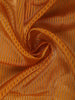 Mustard Yellow Stripes Designed Organza Designer Saree