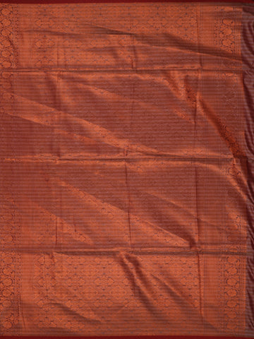 Mustard Yellow Checked Pattern Silk Saree - Diadem