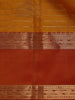 Mustard Yellow Floral Butta woven Silk Saree - Diadem