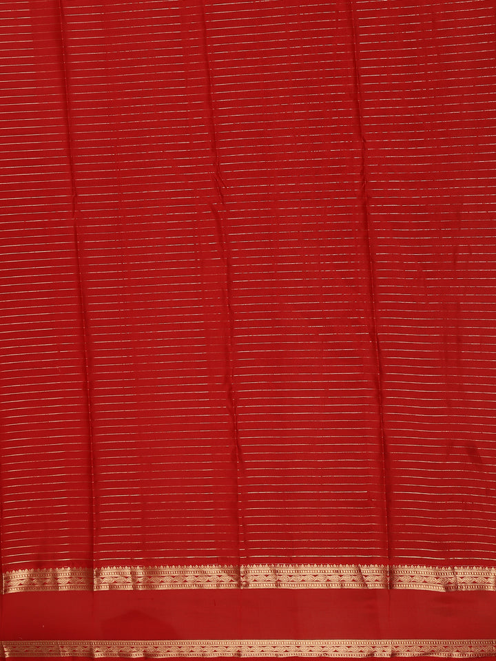 Mustard Yellow Floral Butta woven Silk Saree - Diadem