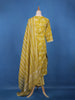 Mustard Yellow Floral Design Printed Cotton Salwar Suit - Diadem