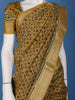 Mustard Yellow Floral Printed Chandheri Cotton Saree - Diadem