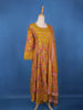 Mustard Yellow Floral Design Printed Cotton Salwar Suit - Diadem