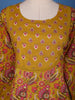 Mustard Yellow Floral Design Printed Cotton Salwar Suit - Diadem