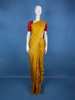 Mustard Yellow Floral Design Zari Border Silk Saree - Diadem