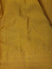 Mustard Yellow Floral Design Zari Border Silk Saree - Diadem