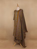 Mustard Yellow Floral Designed Cotton Salwar Suit