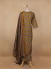 Mustard Yellow Floral Designed Cotton Salwar Suit