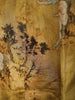 Mustard Yellow Floral Designed Tissue Silk Salwar Suit