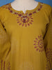 Mustard Yellow Mandala Print Cotton Salwar Suit - Diadem