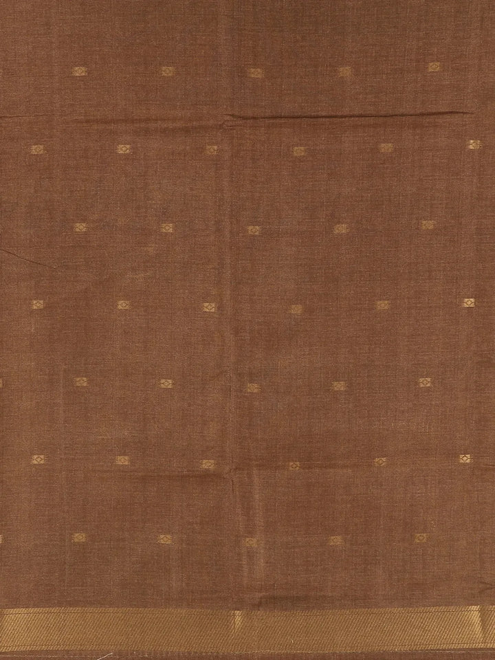 Mustard Yellow Semi Tussar Silk Abstract Designed Saree - Diadem
