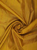 Mustard Yellow Woven Stripes Floral Design Zari Border Silk Saree - Diadem