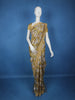 Mustard yellow Floral Designed Semi Tussar Saree - Diadem