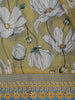 Mustard yellow Floral Designed Semi Tussar Saree - Diadem