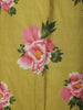 Muted Olive Green Floral Printed Design Cotton Straight Cut Salwar Suit with Dupatta