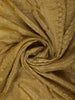 Muted Olive Green Floral Vine Zari Embroidered Design Pure Banarasi Silk Festive Saree with Designer Border