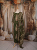 Muted Olive Green Paisley Printed Design Cotton Straight Cut Salwar Suit with Matching Dupatta