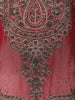 Muted Pink Paisley Sequins and Beads Embroidered Design Tissue Silk Palazzo Suit with Matching Dupatta