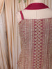 Muted Raspberry Pink Abstract Sequins and Beads Embroidered Design Banarasi Party Wear Palazzo Suit with Matching Dupatta