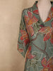 Muted Sage Green Floral Printed Design Cotton Co-ord Set