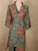 Muted Sage Green Floral Printed Design Cotton Co-ord Set