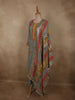 Muted Steel Blue Floral Sequins and Beads Embroidered Design Tissue Silk Palazzo Suit with Dupatta