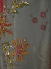 Muted Steel Blue Floral Sequins and Beads Embroidered Design Tissue Silk Palazzo Suit with Dupatta