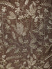 Muted Taupe Brown Floral Vine  Sequins & Zari Embroidered Design Chiffon Party Wear Palazzo Suit with Matching Dupatta