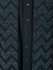 Muted Teal Blue Abstract Zari Embroidered Design Georgette Men's Sherwani Suit
