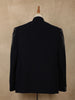 Navy Blue Beads Embroidered Design Polynosic Men's Suit