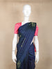 Navy Blue Butta Woven Kanchipuram Silk Saree