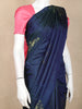 Navy Blue Butta Woven Kanchipuram Silk Saree