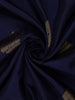 Navy Blue  Butta Woven Kanchipuram Silk Saree