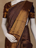 Navy Blue Floral And Geometric Motifs Woven Pure Kanchipuram Silk Saree