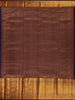 Navy Blue Floral And Geometric Motifs Woven Pure Kanchipuram Silk Saree