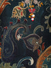 Navy Blue Floral And Paisley Printed Cotton Salwar Suit