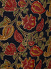 Navy Blue Floral And Paisley Printed Cotton Salwar Suit With Dupatta