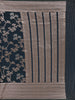 Navy Blue Floral Design Banarasi Saree