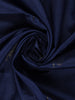 Navy Blue Floral Designed Semi Tussar Saree