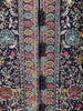 Navy Blue Floral Embroidered Design Chiffon Palazzo Suit with Dupatta