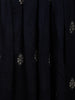 Navy Blue Floral Embroidered Design Georgette Lehenga with Dupatta